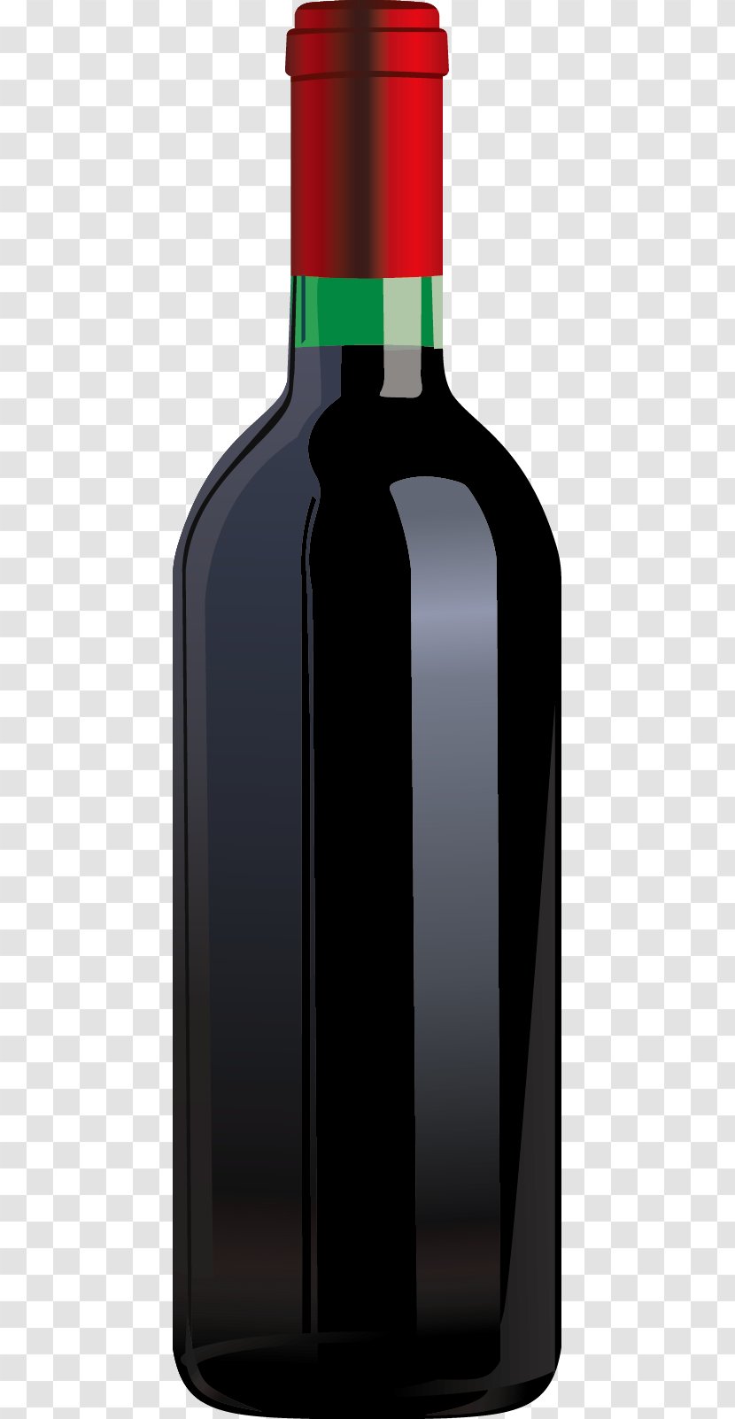 Wine Liqueur Glass Bottle - Decoration Vector Material Transparent PNG
