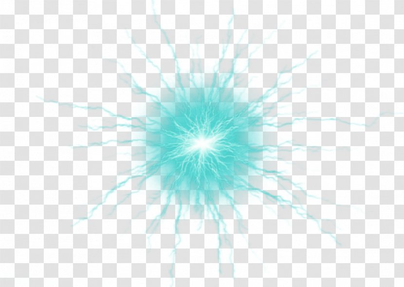 Circle Sky Pattern - Blue Burst Light Effect Transparent PNG