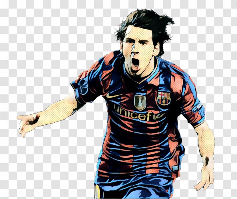 Messi Cartoon - World - Gesture Sleeve Transparent PNG