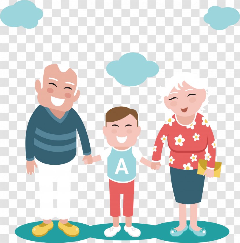 Grandparent Clip Art - Man - Happy Three Transparent PNG