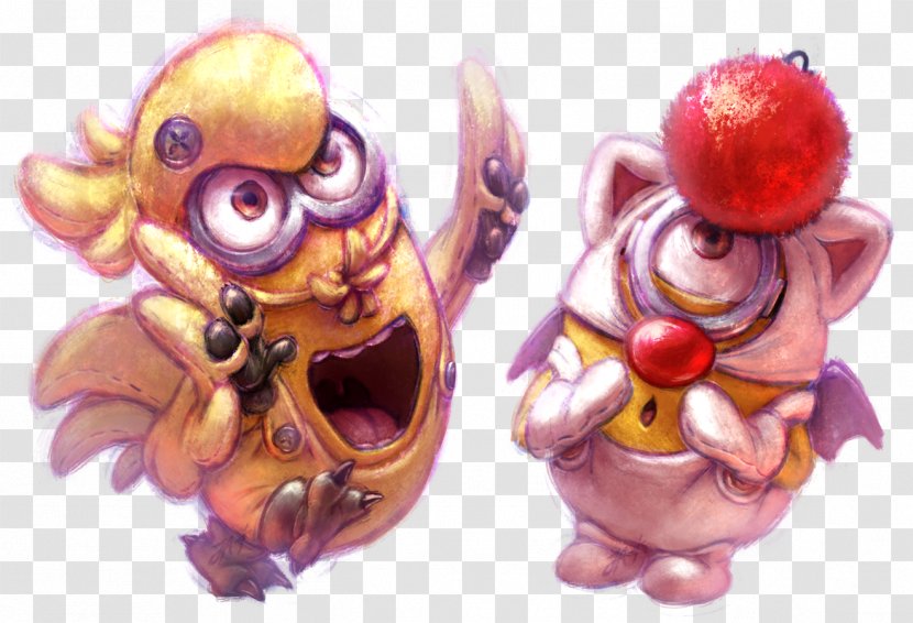 Minions Moogle Chocobo Final Fantasy Cosplay - Character - Minion Group Transparent PNG