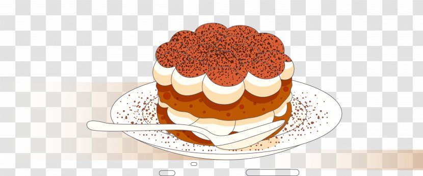 Chocolate Cake Cream Dobos Torte Tea - Vector Multi-layer Transparent PNG