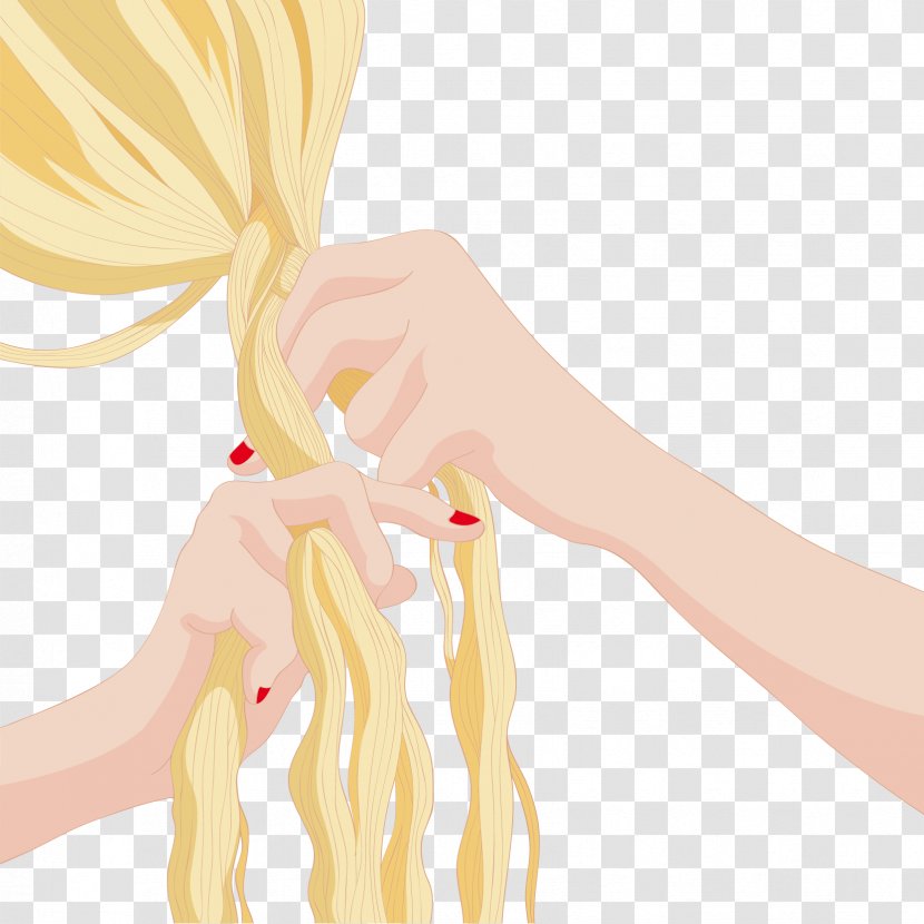 Finger Hair Euclidean Vector - Heart - Tie Image Transparent PNG