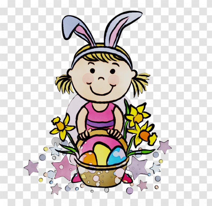 Easter Bunny Egg Clip Art Illustration - Holiday Transparent PNG