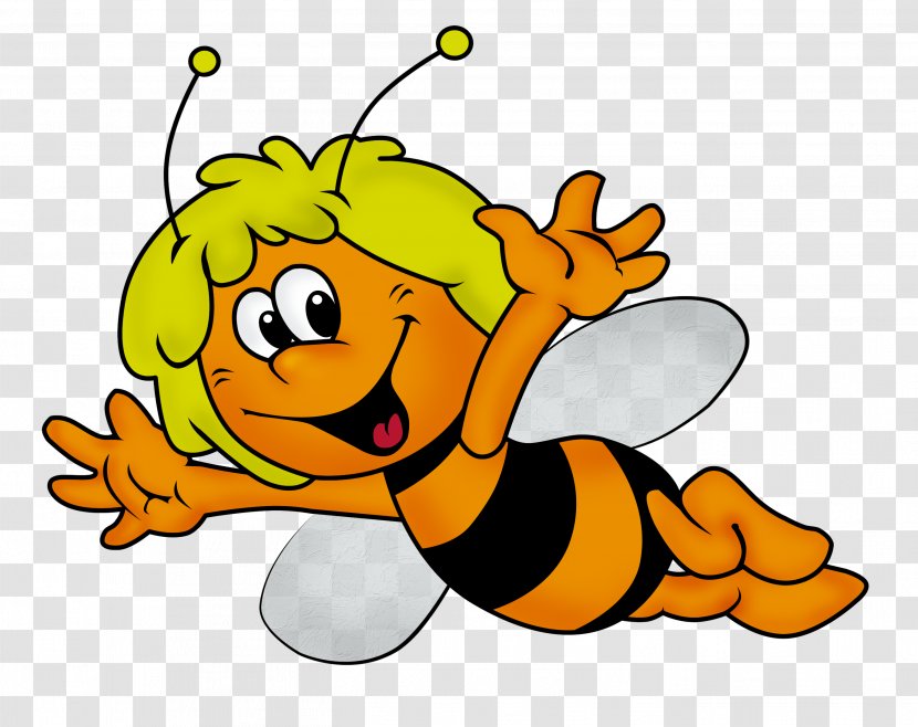 Maya The Bee Honey Clip Art - Bumblebee - Cartoon Transparent PNG