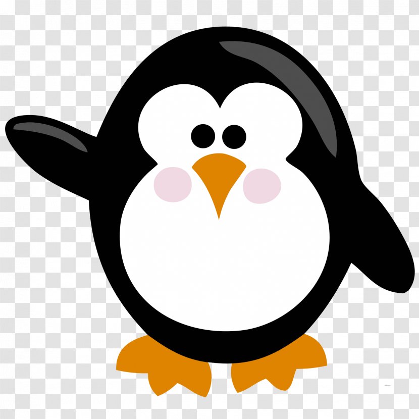 Penguin Clip Art Image Bird - Flightless - Web Silhouette Transparent PNG