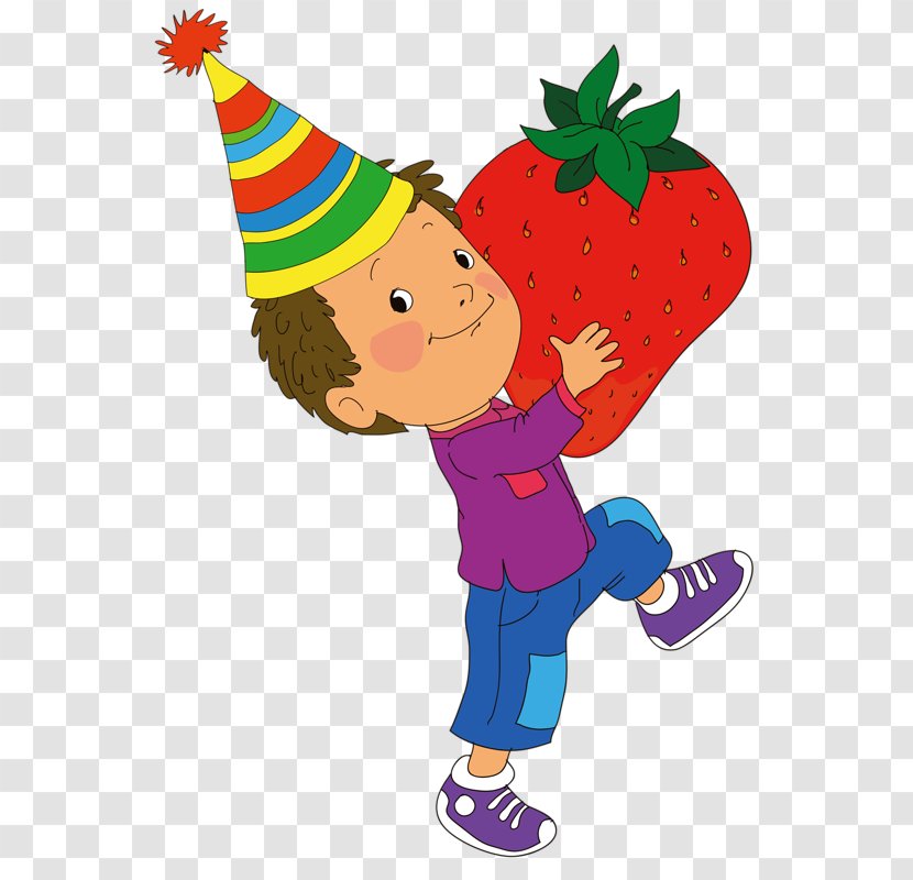 Fruit Illustration - Smile - Strawberry Boy Transparent PNG