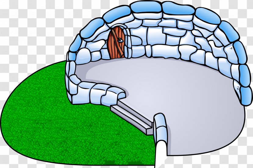 Igloo Club Penguin Building House Clip Art - Sport Venue Transparent PNG