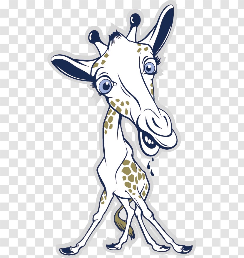 Northern Giraffe Sticker - White Transparent PNG