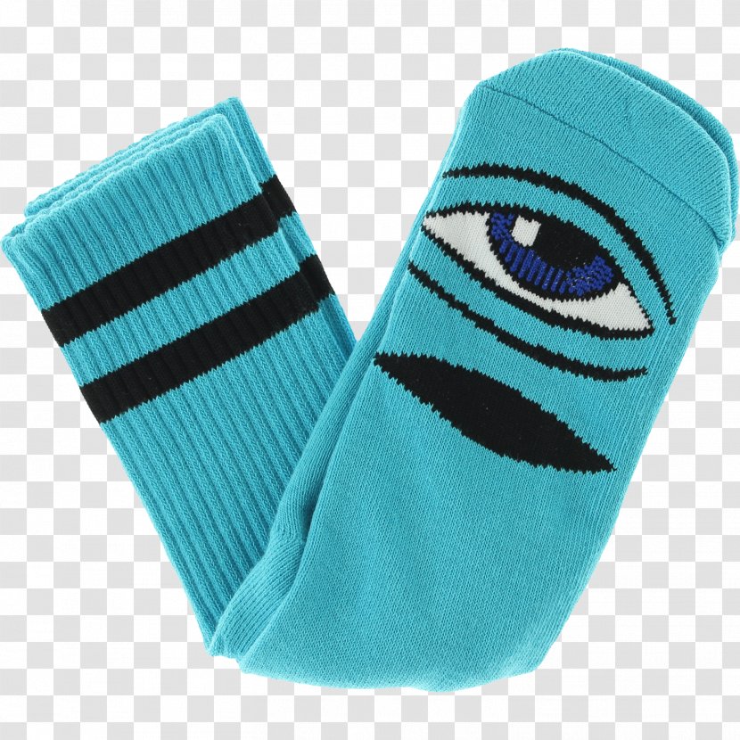 Crew Sock Clothing Shoe Knee Highs - Beanie - Turquoise Transparent PNG