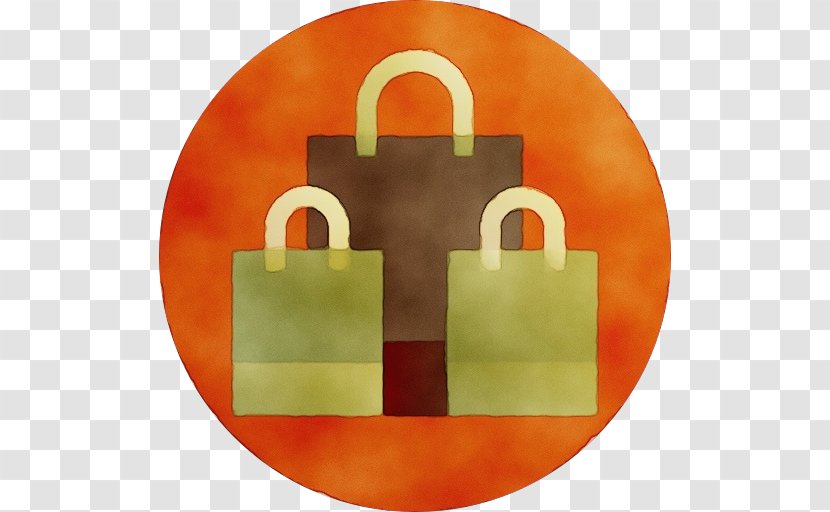 Shopping Bag - Yellow - Padlock Transparent PNG