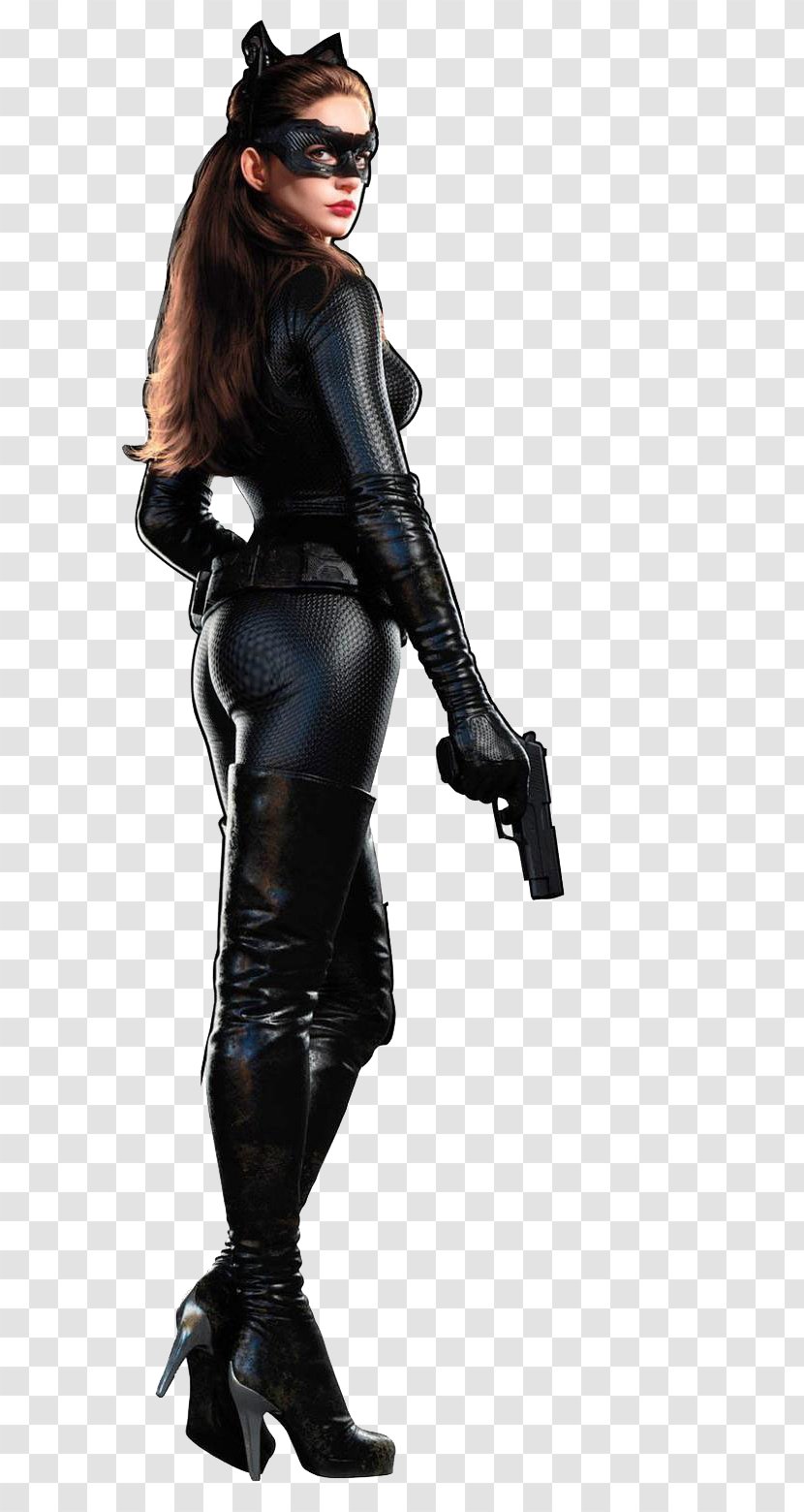 The Dark Knight Rises Catwoman Batman Anne Hathaway Bane - Silhouette Transparent PNG