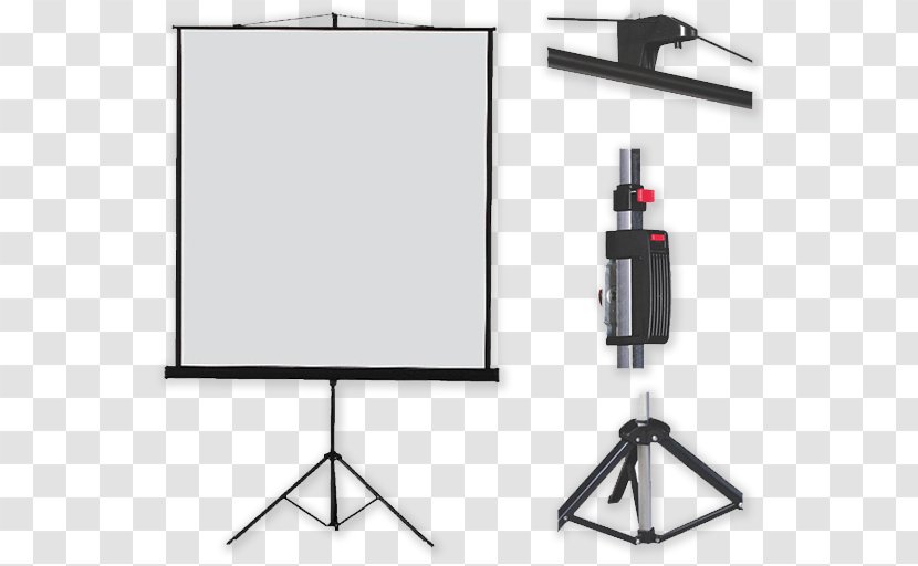 Computer Monitor Accessory Projector Monitors Display Device - Projection Screens - Tripod Theodolite Transparent PNG