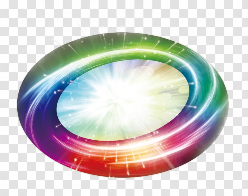 Circle Oval Shape - Light - Glare Transparent PNG