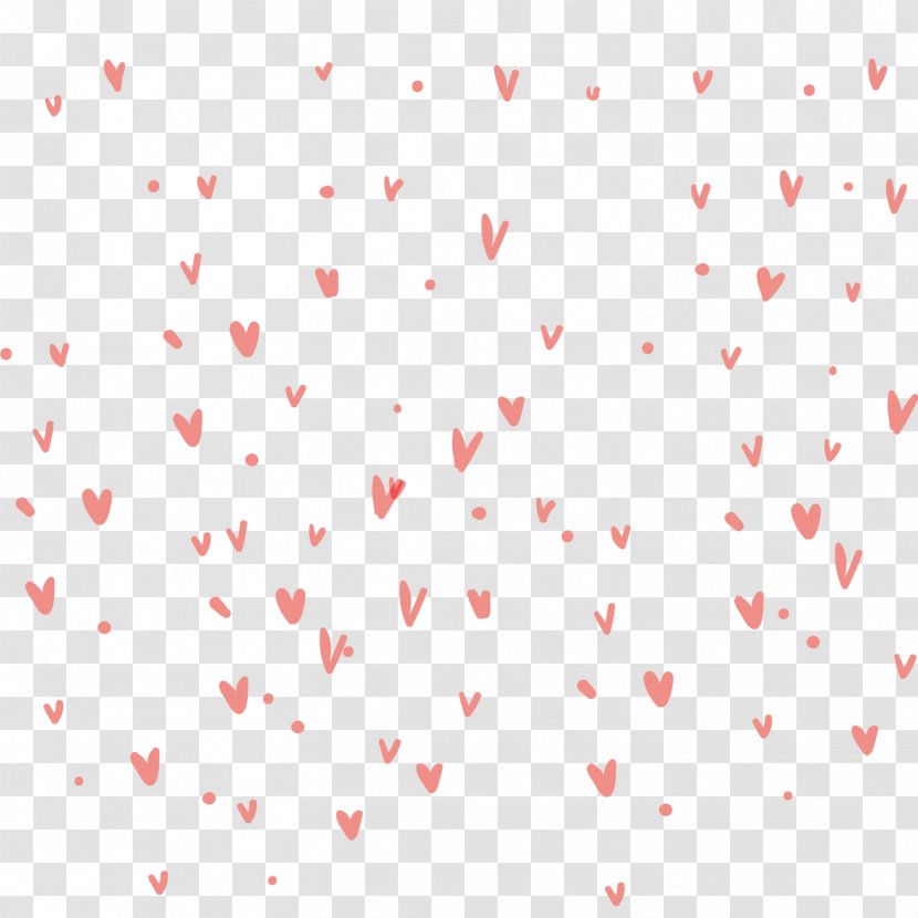 Hand Painted Pink Heart Transparent PNG