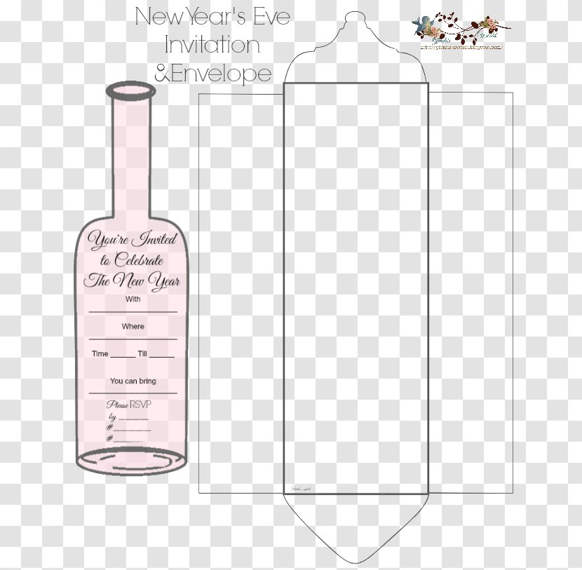 Paper Wedding Invitation New Year's Eve Party - Reception - Year Transparent PNG