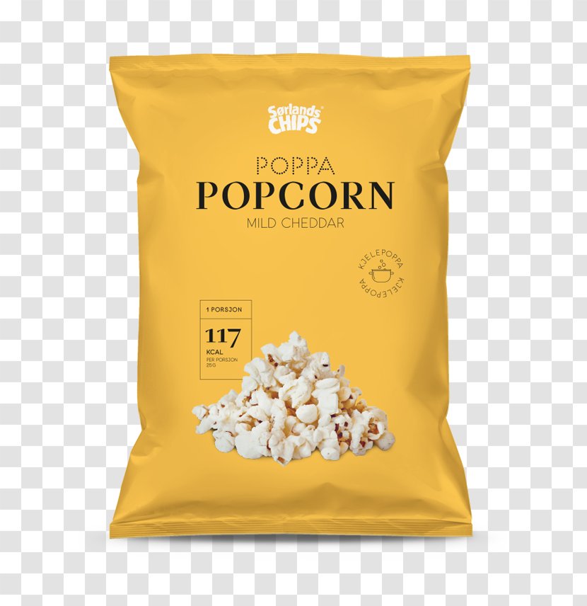 Popcorn Kettle Corn Junk Food Sørlandschips Potato Chip - Vegetarian Transparent PNG