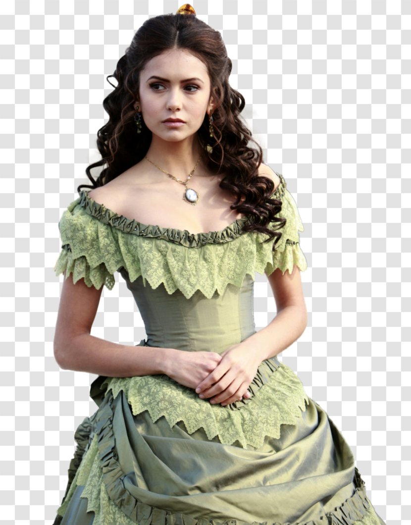 Nina Dobrev Katherine Pierce The Vampire Diaries Elena Gilbert Dress - Gown Transparent PNG