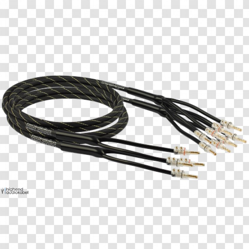 Coaxial Cable Electrical Kabel Głośnikowy Bi-wiring Network Cables - Structured Cabling - Biwiring Transparent PNG