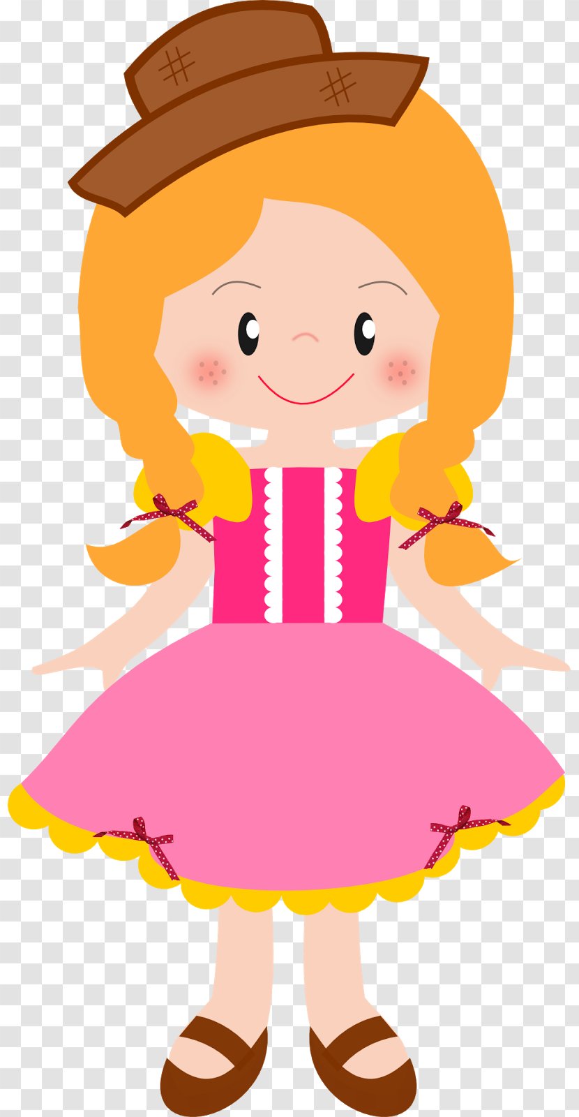 Festa Junina Alban Hefin Doll Party Clip Art - Cartoon Transparent PNG