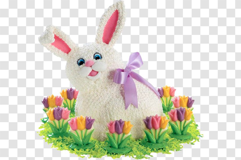 Easter Bunny Cake Domestic Rabbit - Holiday Transparent PNG