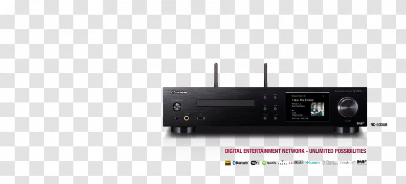 AV Receiver Pioneer Corporation Home Theater Systems Electronics Audio Power Amplifier - Radio - Pionner Transparent PNG