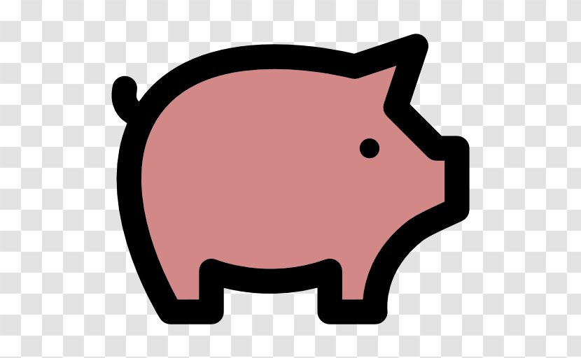 Piggy Bank - Pink Transparent PNG