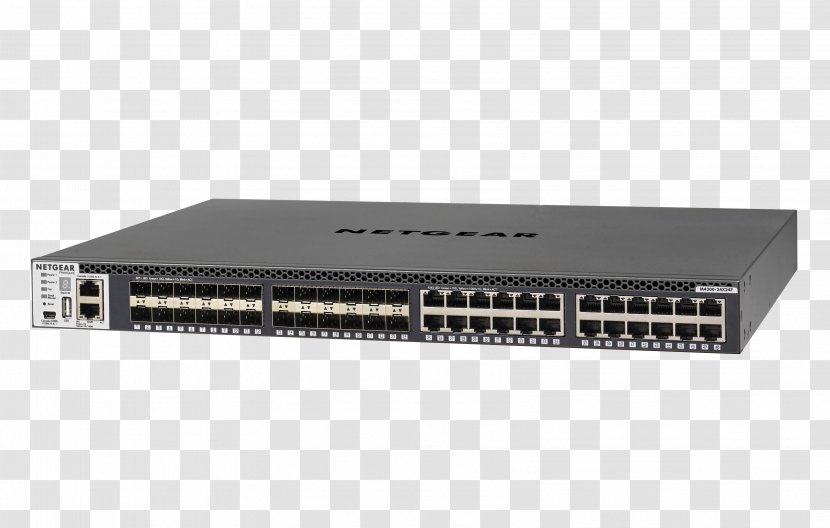 Network Switch 10 Gigabit Ethernet Netgear Power Over Port - Multilayer - 10gbaset Transparent PNG