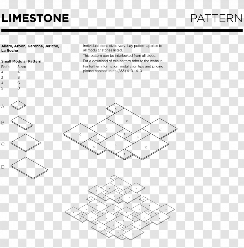 Pavement Flooring Limestone Rock Pattern - Paper - Marble Tile Transparent PNG