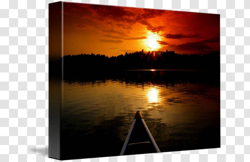 Ely Boundary Waters Gallery Wrap Canvas Art - Reflection - Lake Anne Transparent PNG