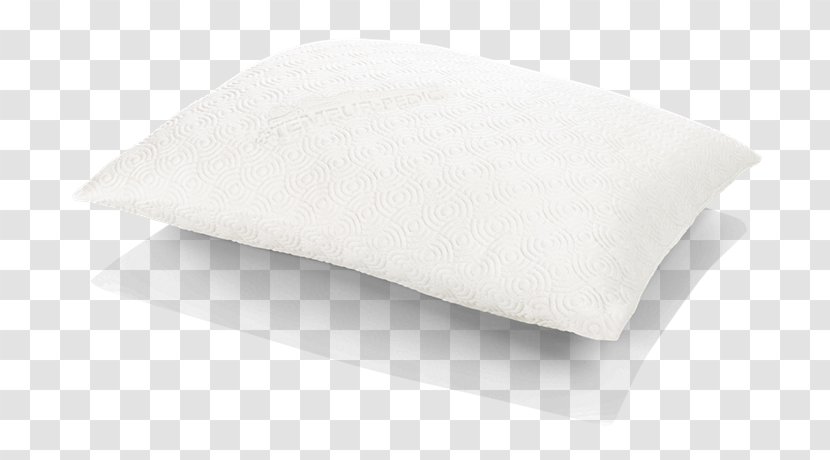 Pillow Tempur-Pedic Mattress Bed Cushion - Memory Foam Transparent PNG