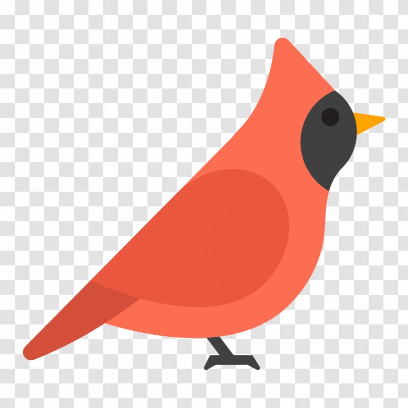 Cardinal Bird - Beak - Old World Flycatcher Robin Transparent PNG