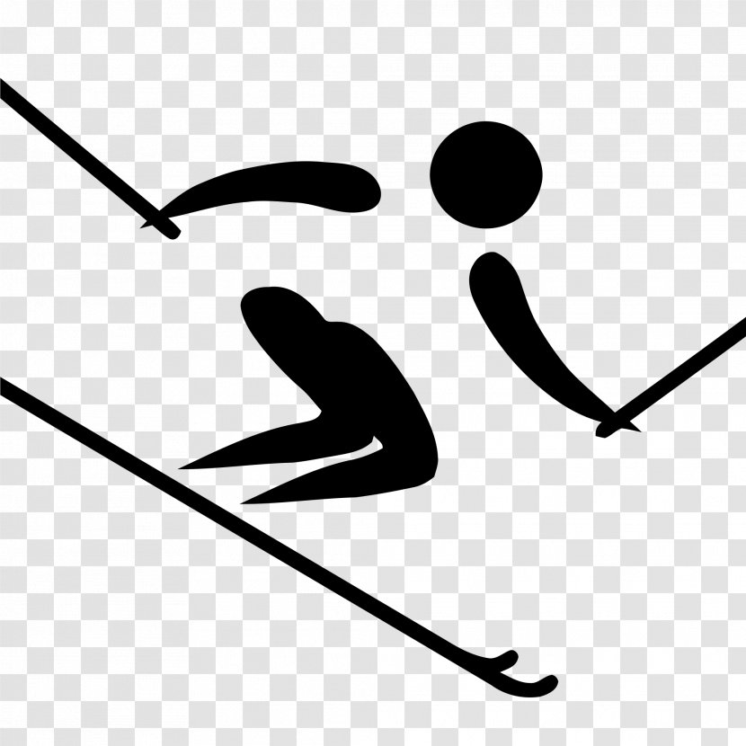 Alpine Skiing At The Winter Olympics Olympic Games Cross-country Clip Art - Transparent Images Transparent PNG