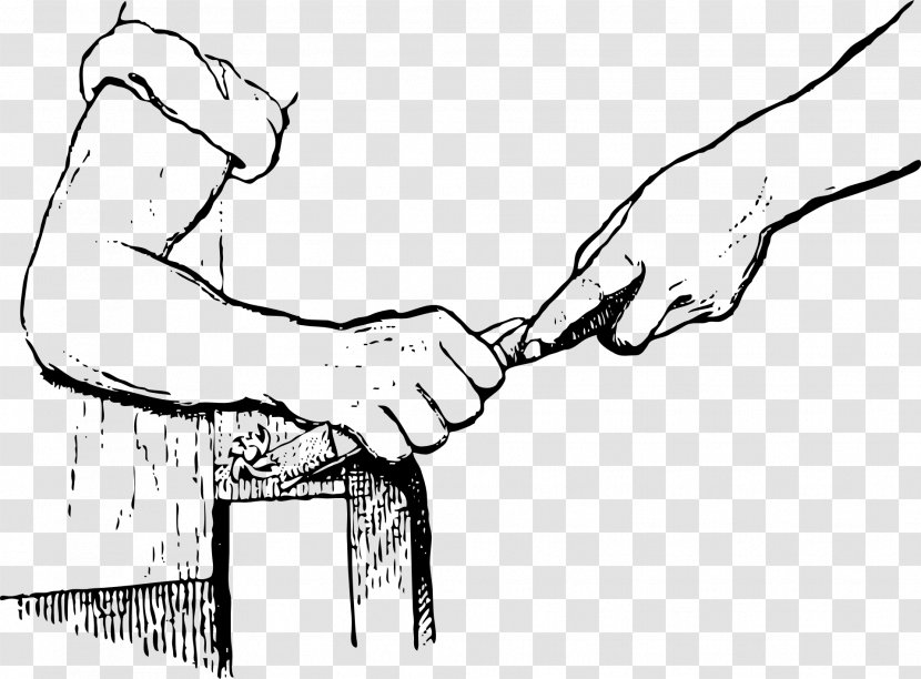 Woodworking Chisel Carpenter - Cartoon - Wood Transparent PNG