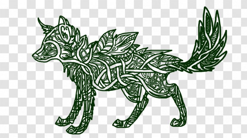 Celts Celtic Knot Art Floral Design - Mythical Creature - Style Transparent PNG
