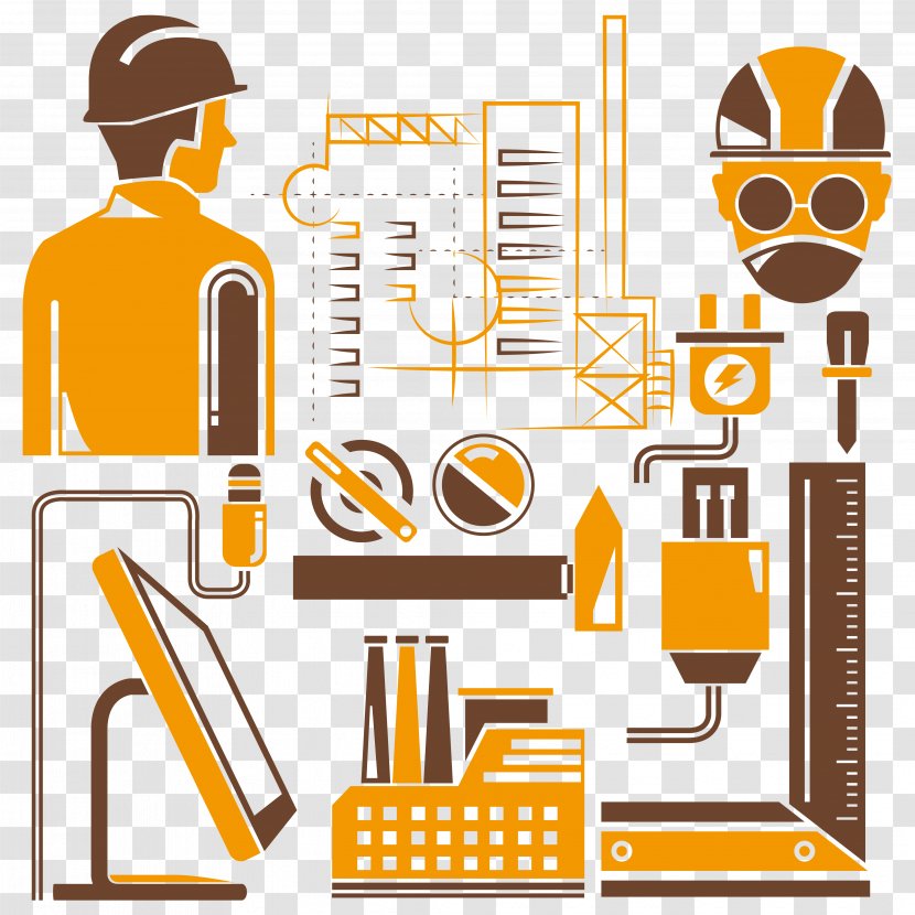 Mechanical Engineering Industry Manufacturing - Laborer Silhouette Material Transparent PNG