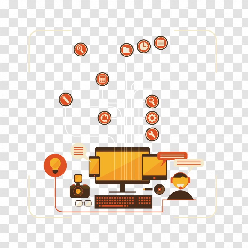 Internet Computer - HighTech Modern Communication Information Transparent PNG