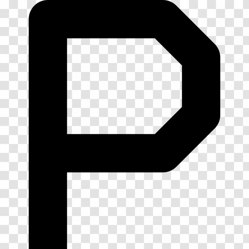 Rectangle Symbol Font - P Transparent PNG
