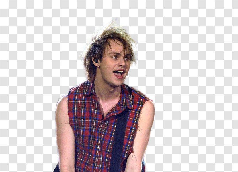 Michael Clifford 5 Seconds Of Summer Photography - Outerwear - Tartan Transparent PNG