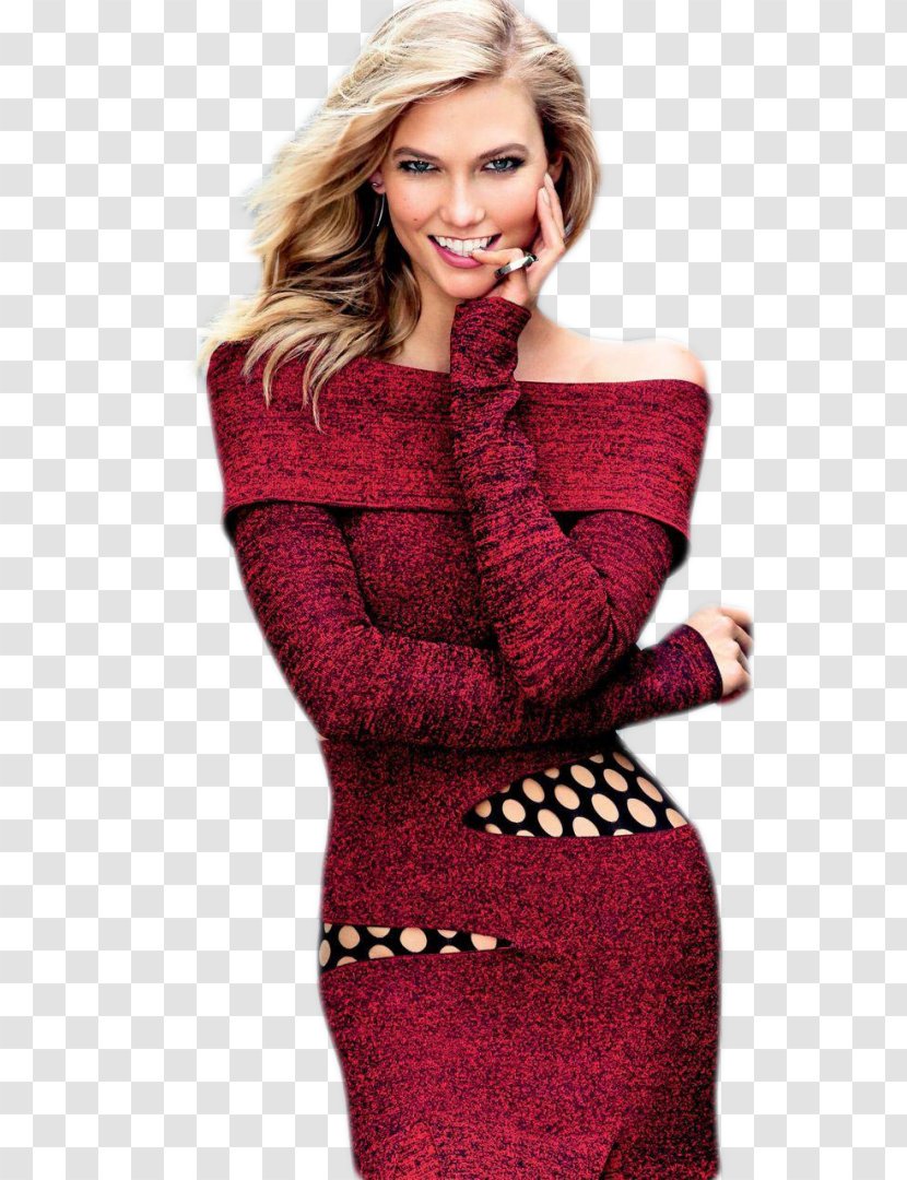 Karlie Kloss The September Issue Glamour Model Photo Shoot - Sweater Transparent PNG