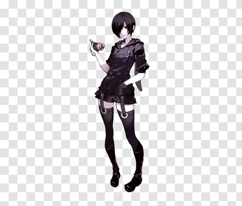Tokyo Ghoul Cosplay Costume Uniform - Watercolor Transparent PNG