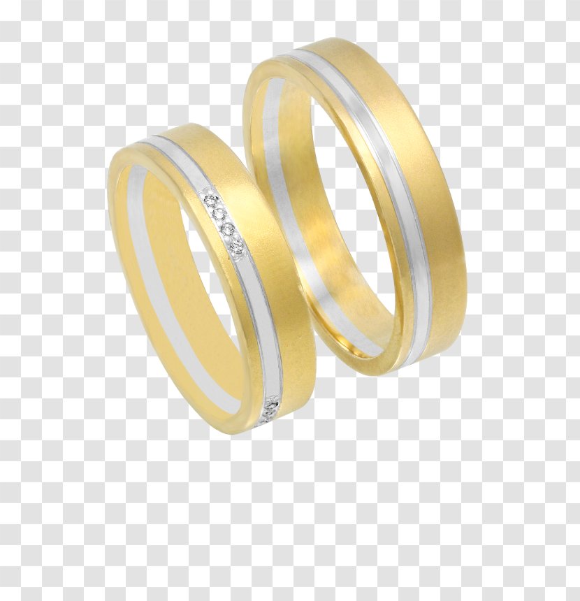 ARENjubiler Wedding Ring Gold Silver - Proposal Transparent PNG