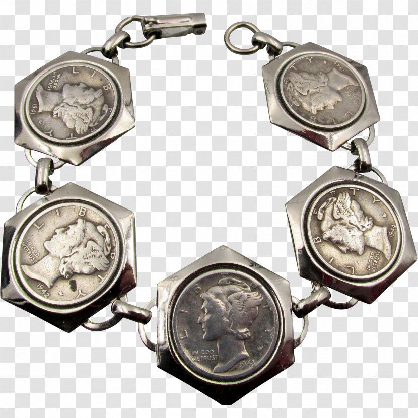 Bracelet Mercury Dime Silver Watch - Charm - Strap Transparent PNG