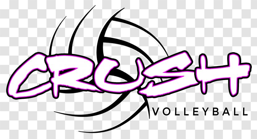 Crush Volleyball LLC Middle School Logo Clip Art - Text - Summer Sign Transparent PNG