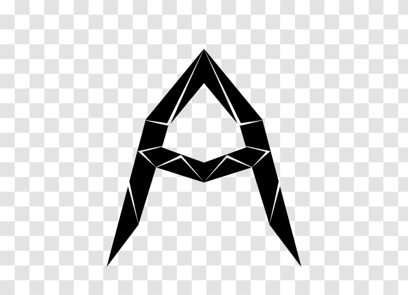 Logo Triangle Font - Black M Transparent PNG