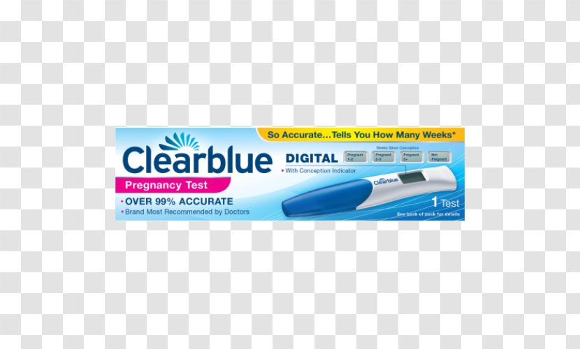 Clearblue Digital Pregnancy Test With Conception Indicator - Single-Pack Ovulation Dual Hormone IndicatorPregnancy Transparent PNG