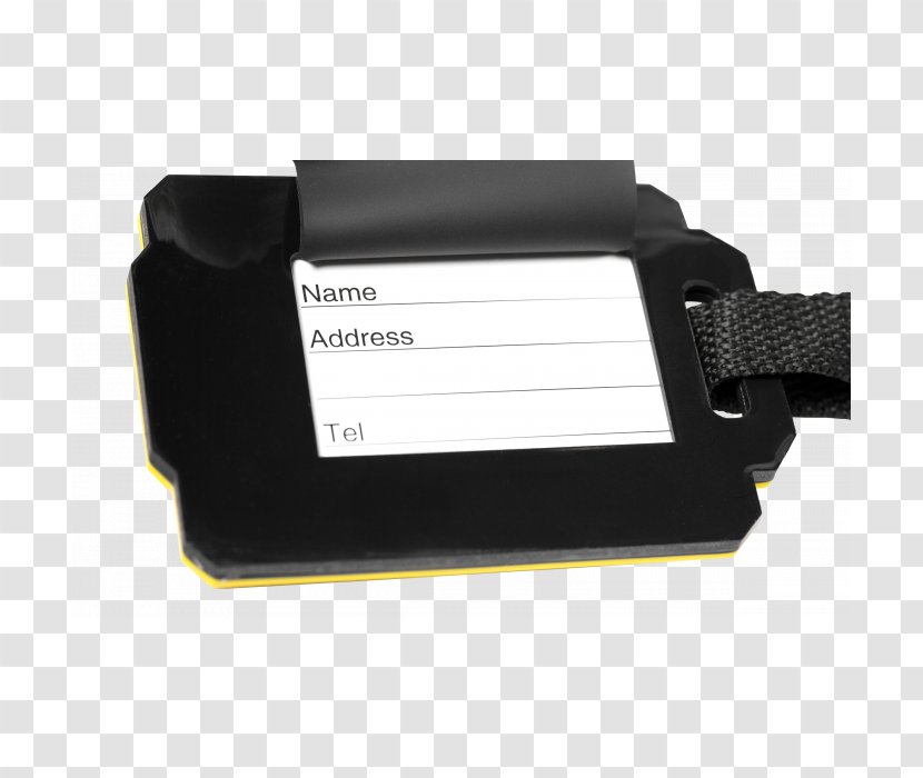 Angle Computer Hardware - Black - Bag Tag Transparent PNG