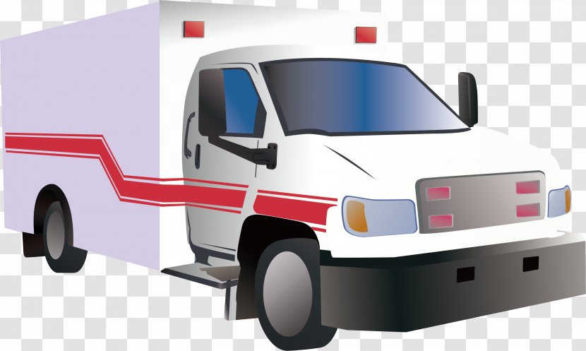 Ambulance Hospital Icon - Commercial Vehicle - Vector Element Transparent PNG