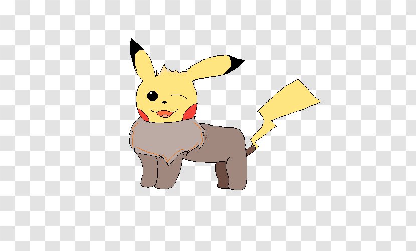 Pikachu Clip Art Illustration Eevee Dog - Mammal Transparent PNG