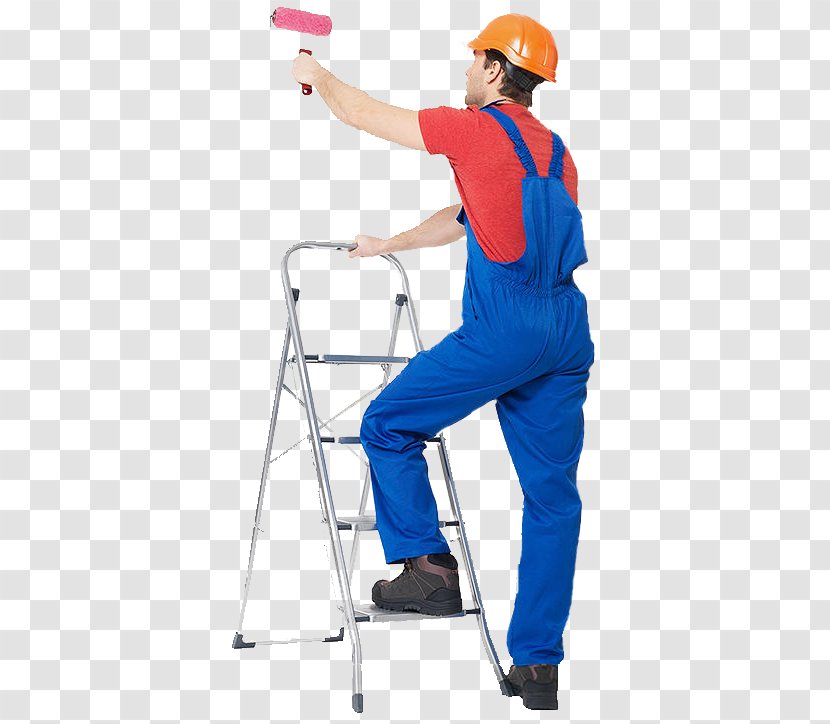 House Painter And Decorator Painting Stairs - Profession Transparent PNG